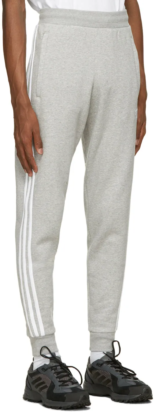 adidas Originals Grey 3-Stripes Lounge Pants