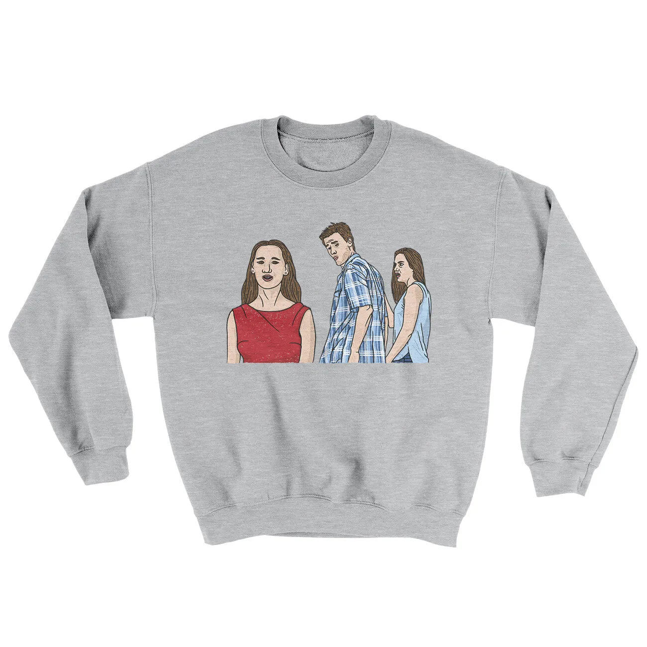 Distracted Boyfriend Meme Ugly Sweater