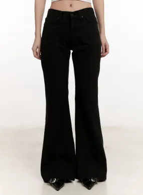 Essential Cotton Bootcut Pants CM510