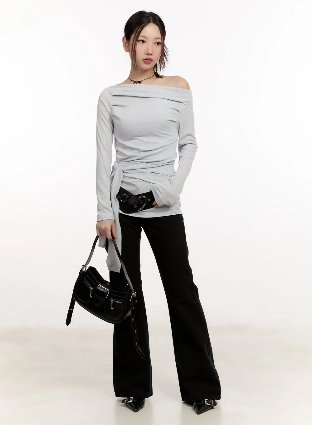 Essential Cotton Bootcut Pants CM510