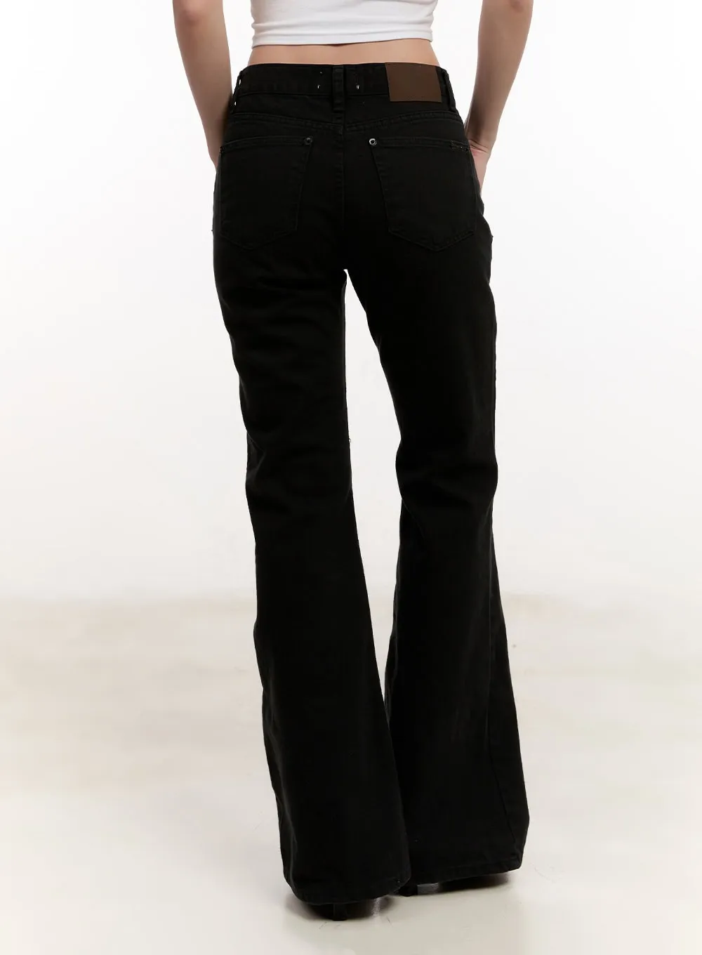 Essential Cotton Bootcut Pants CM510
