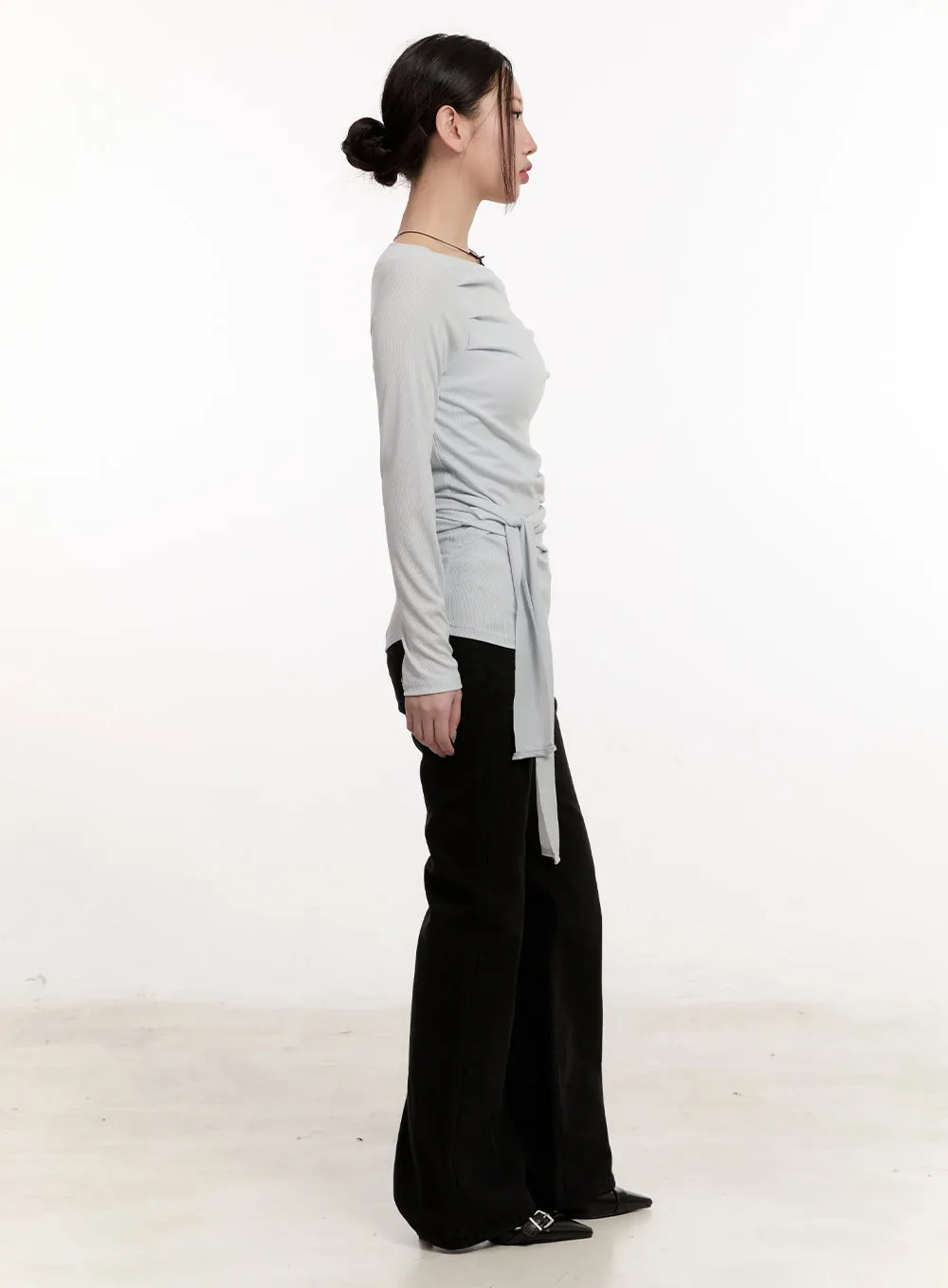 Essential Cotton Bootcut Pants CM510