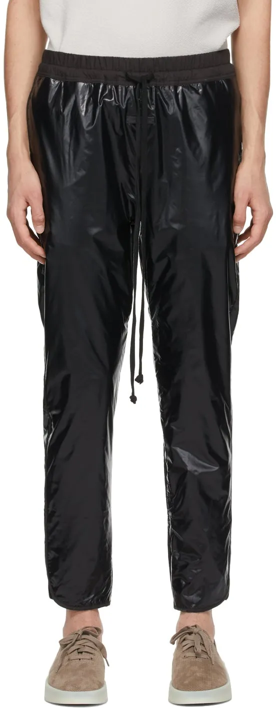Fear of God Black Satin Lounge Pants