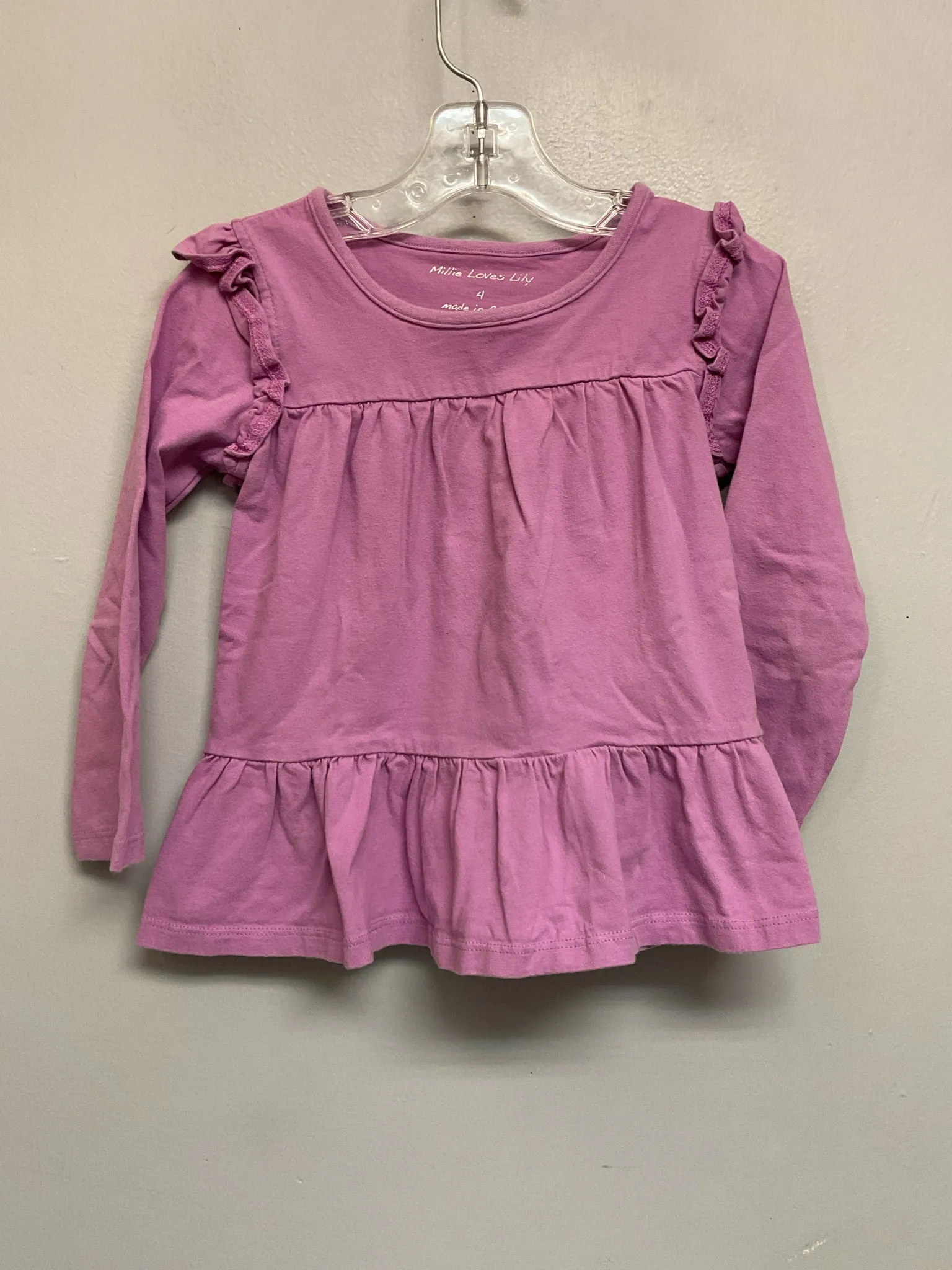 Millie Loves Lily Size 4 Toddler Girls Tees/Polos/Tunics