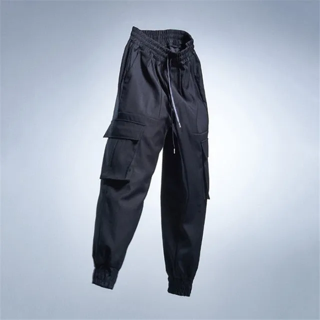 New Style Men's Cargo Pants Running Training Loose Long Pants Male Casual Jogger Sweatpants High Quality Solid Brand Trousers
