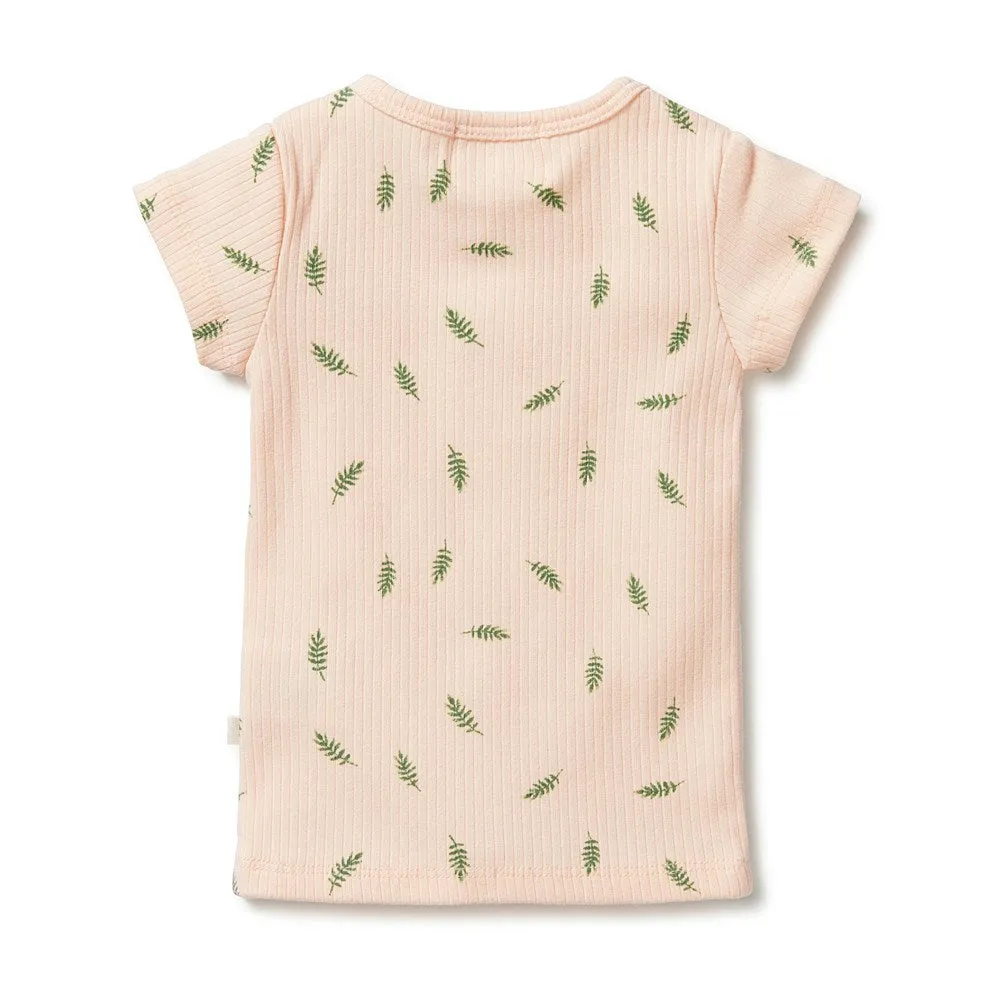 Organic Rib Henley Tee