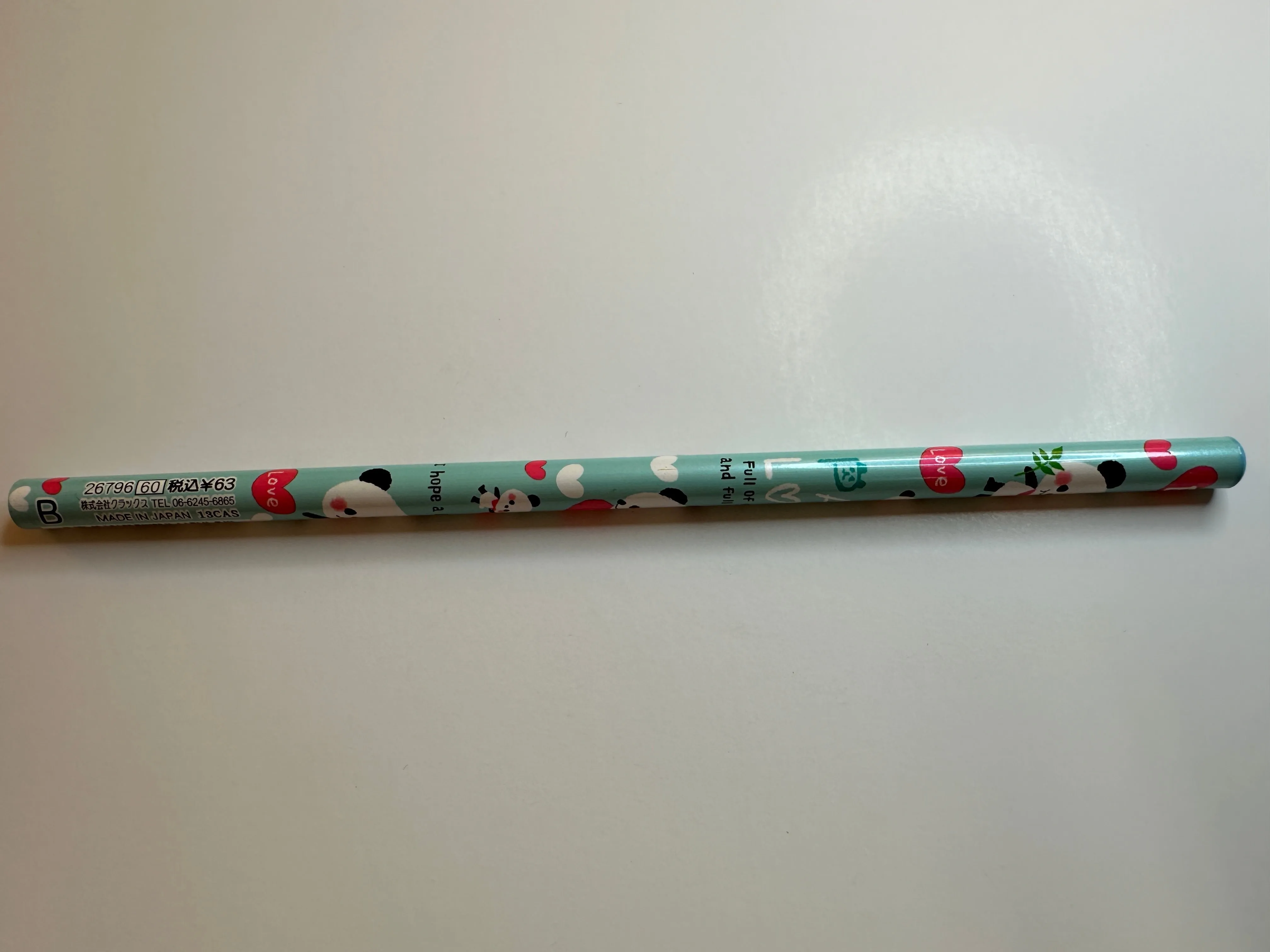 Panda Love Pencil