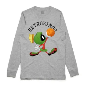 Retro Kings Marvin the Martian Grey L/S Tee