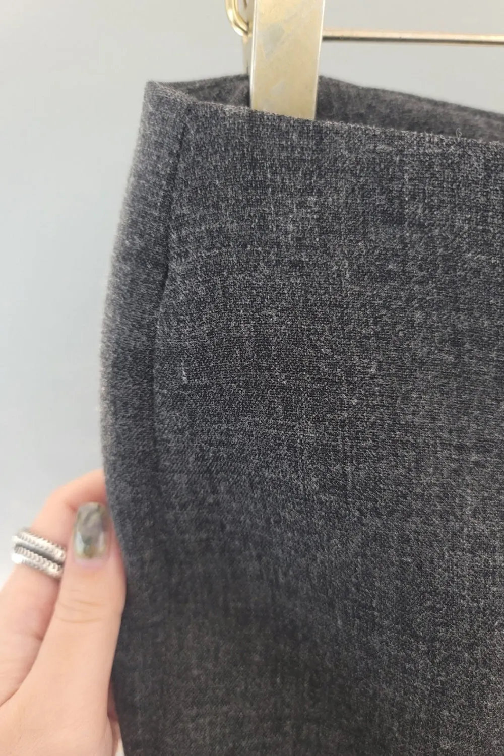 Side Zip Semi Bootcut Pants