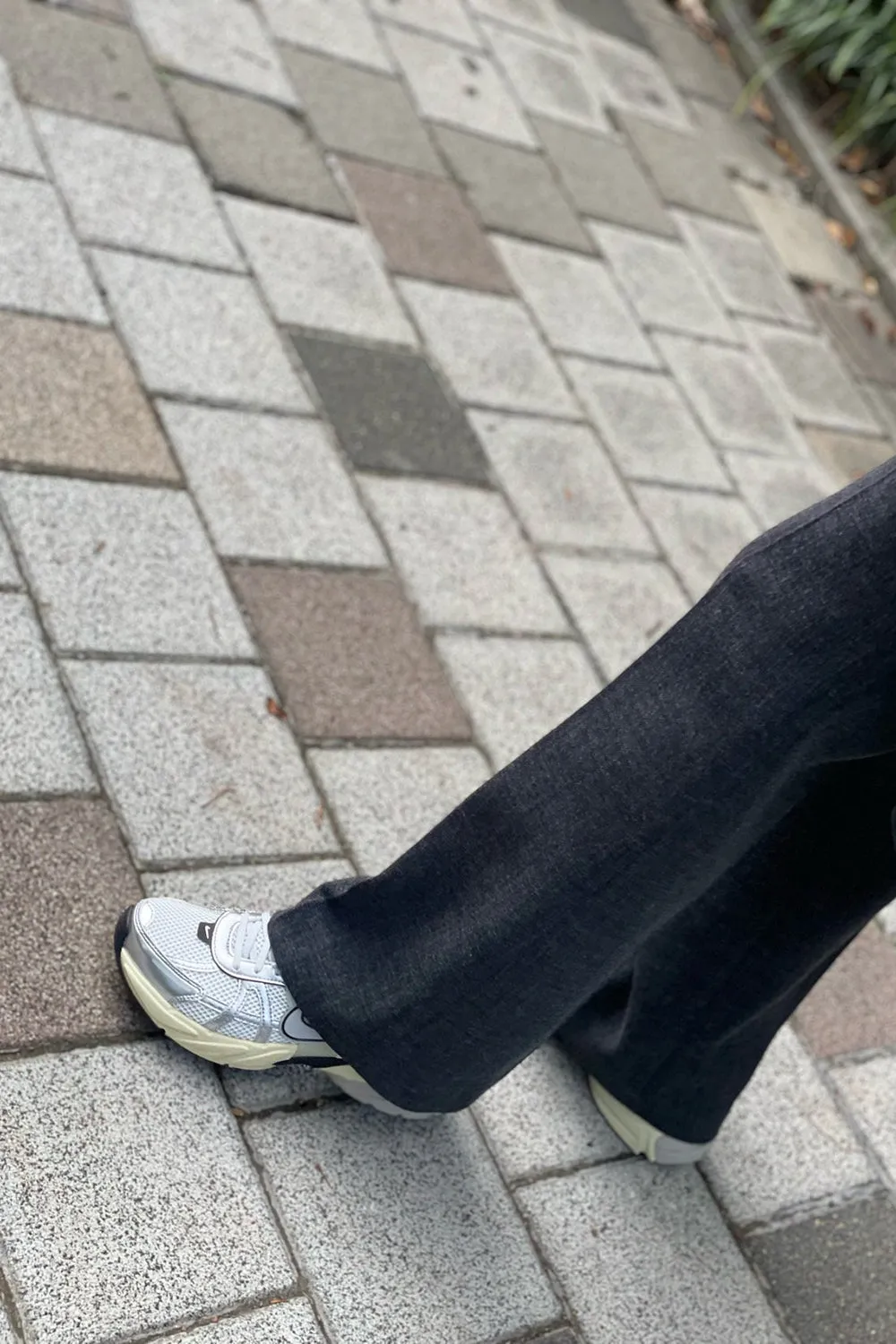 Side Zip Semi Bootcut Pants