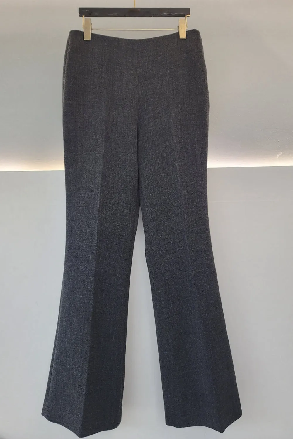 Side Zip Semi Bootcut Pants